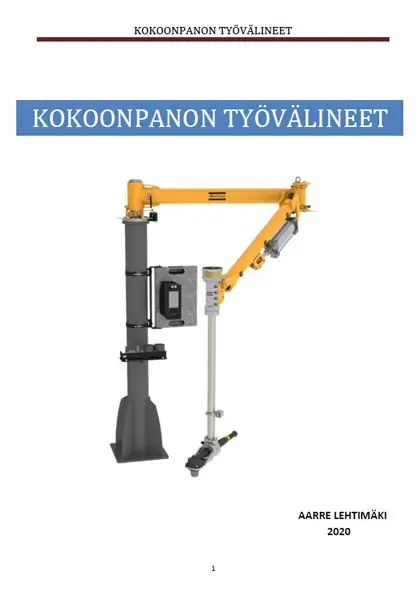 Kokoonpanon työvälineet