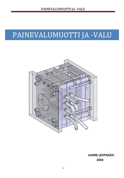 Painevalumuotti ja -valu