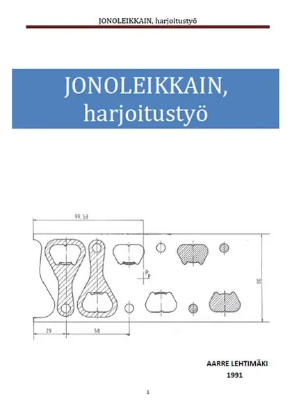 Jonoleikkain, harjoitustyö Jonoleikkain, harjoitustyö