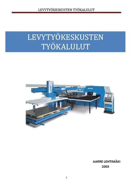 Levytyökeskusten työkalut