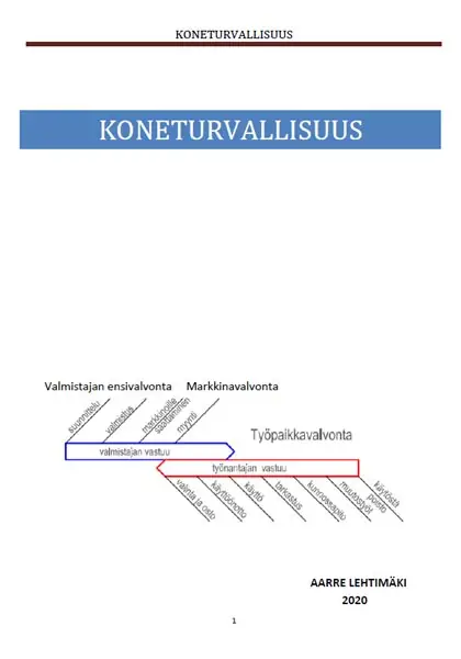 Koneturvallisuus Koneturvallisuus