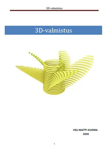 3D-valmistus 3D-valmistus